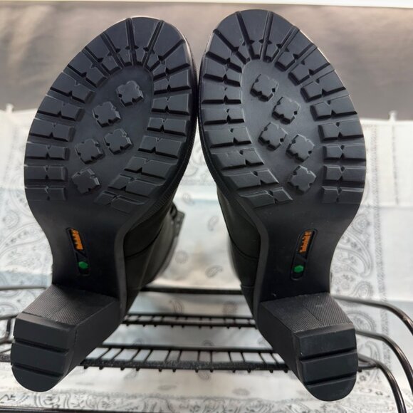 New Timberland Camdale Ankle Sz 6 Women's Bootie Leather in BLACK A1SEF Sample - Picture 6 of 8